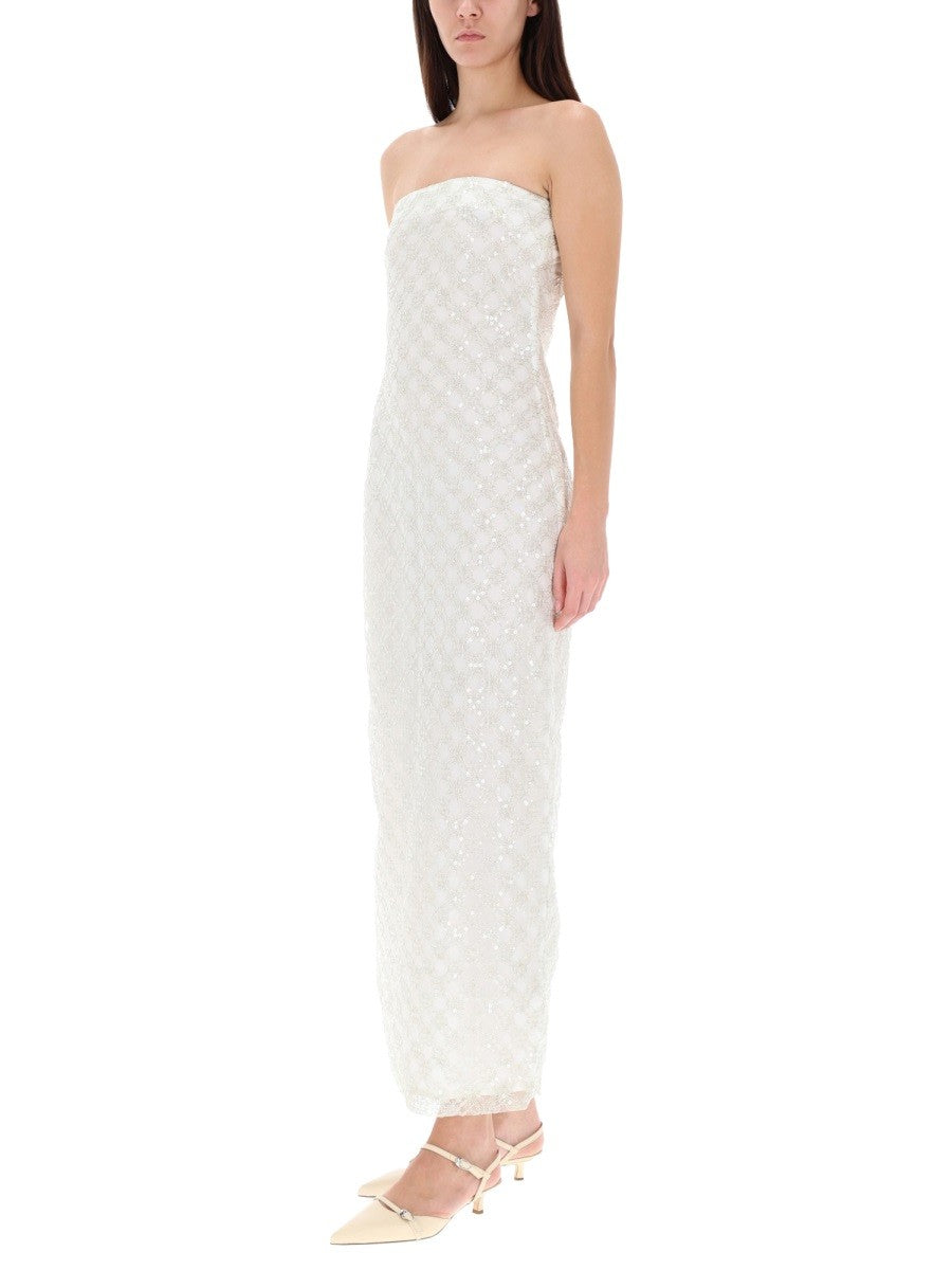 LONG DRESS WITH BEADS