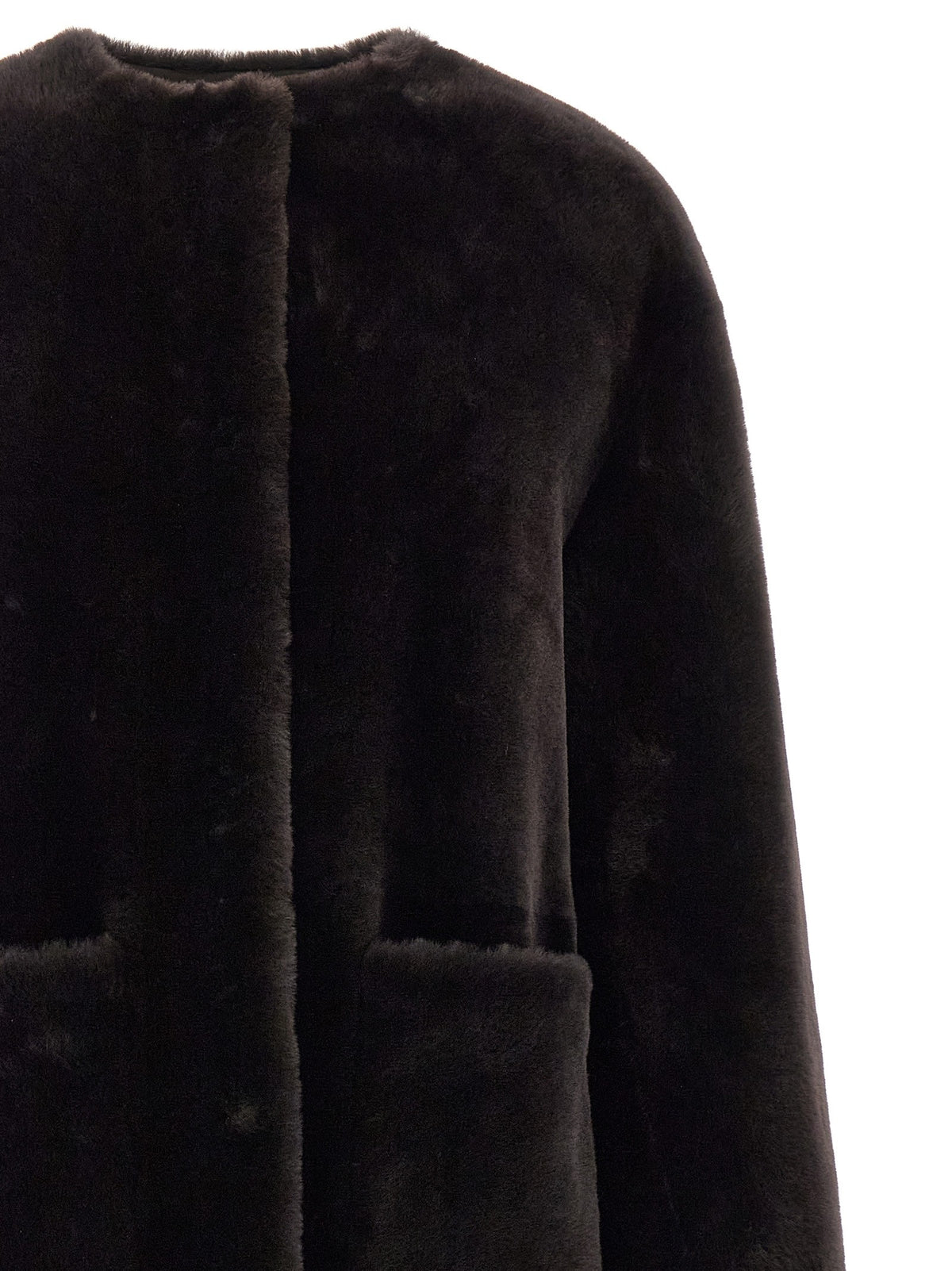 Long fur coat