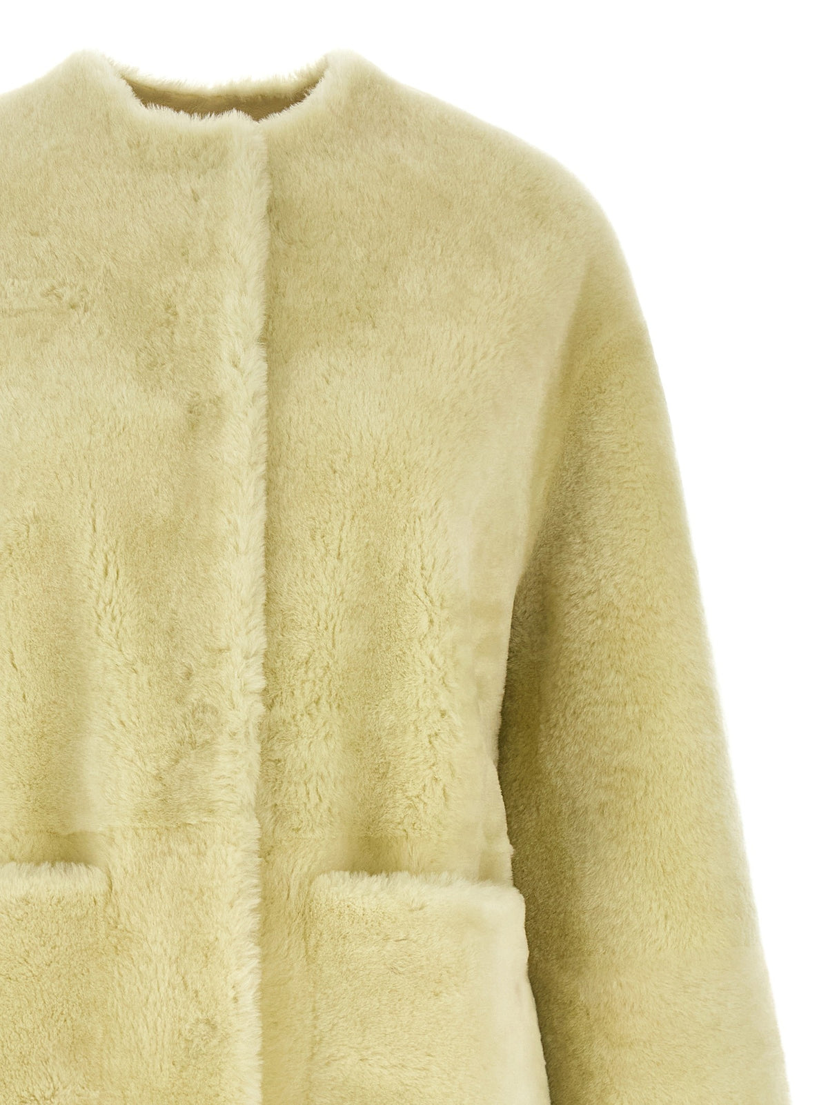 Long fur coat