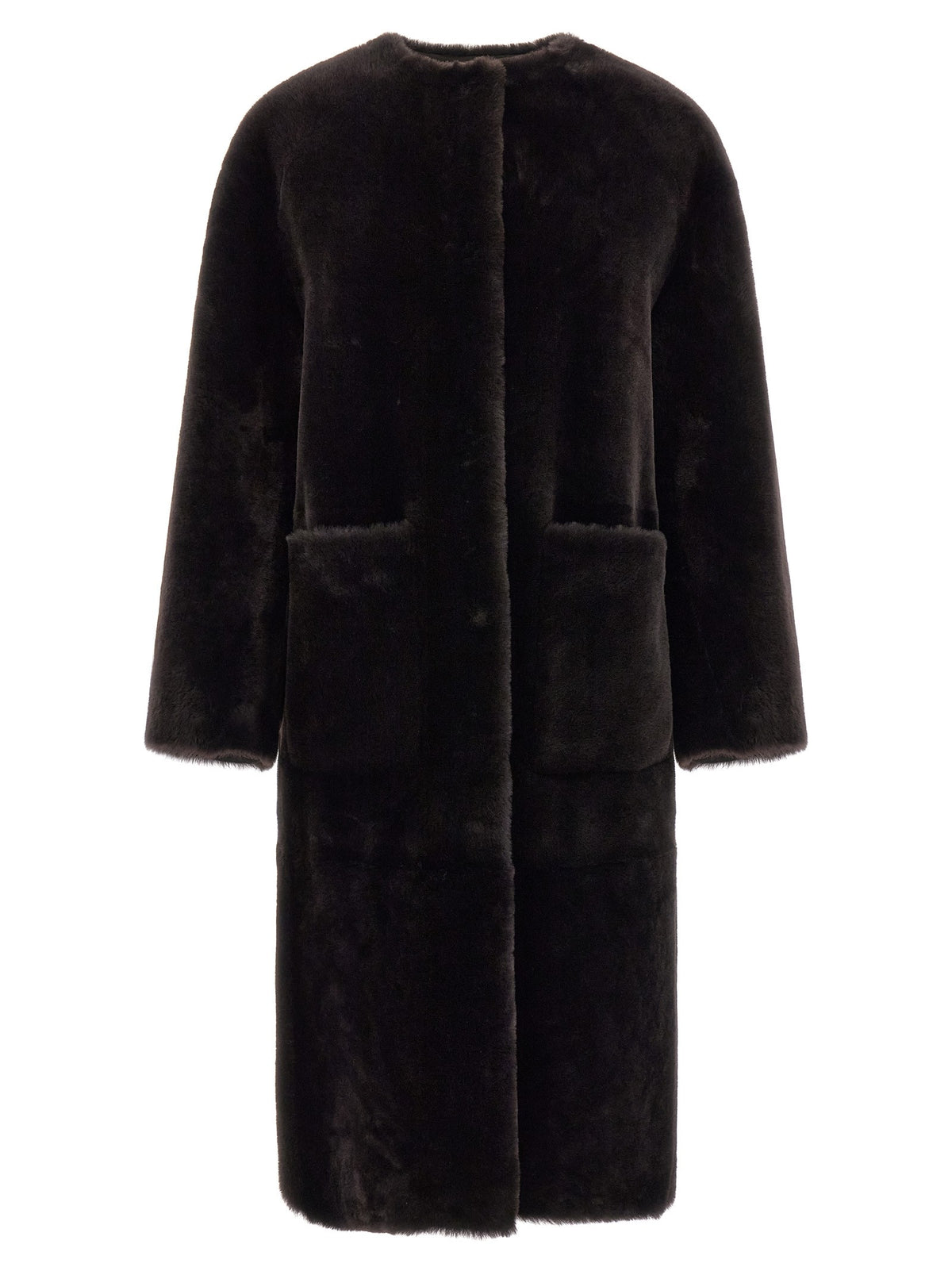 Long fur coat