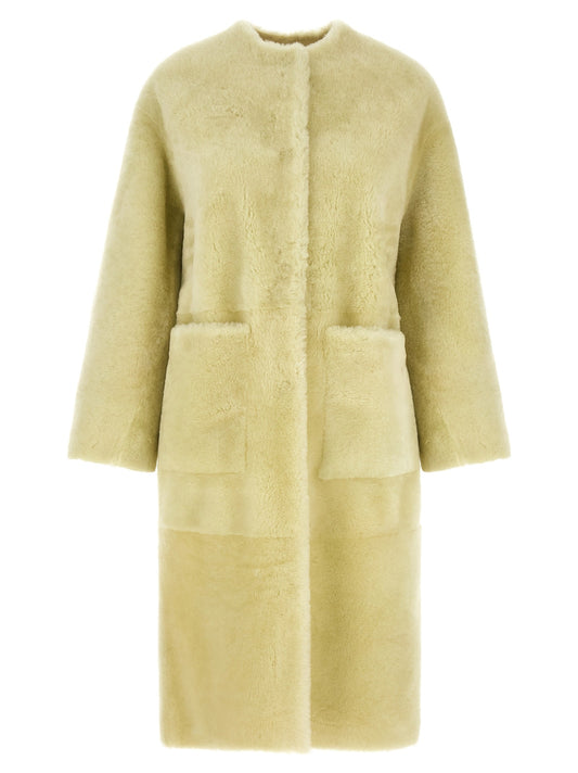 Long fur coat