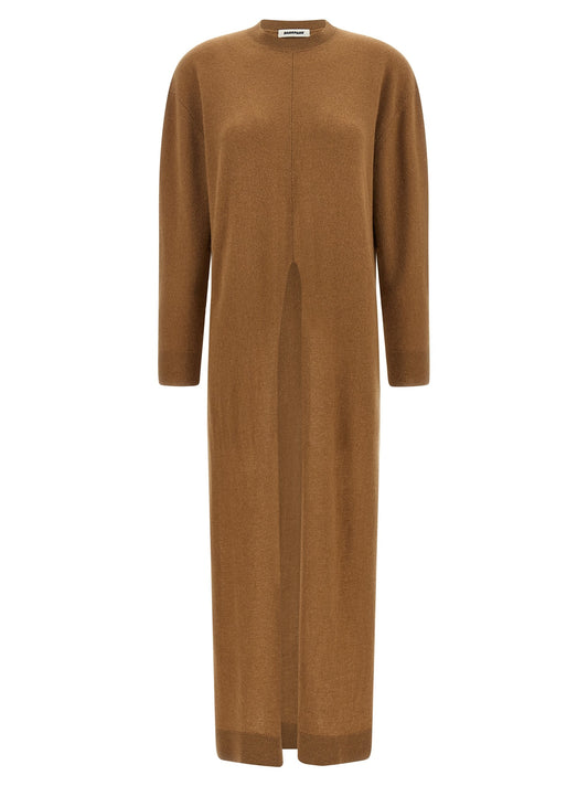 Long 'Gia' sweater knotted at the waist