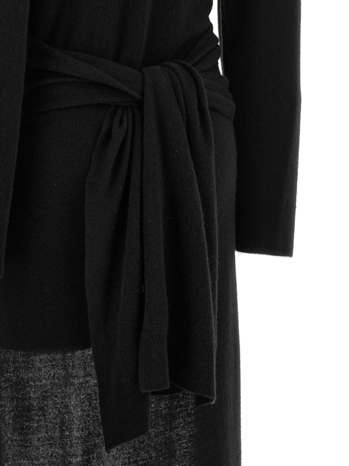 Long 'Gia' sweater knotted at the waist