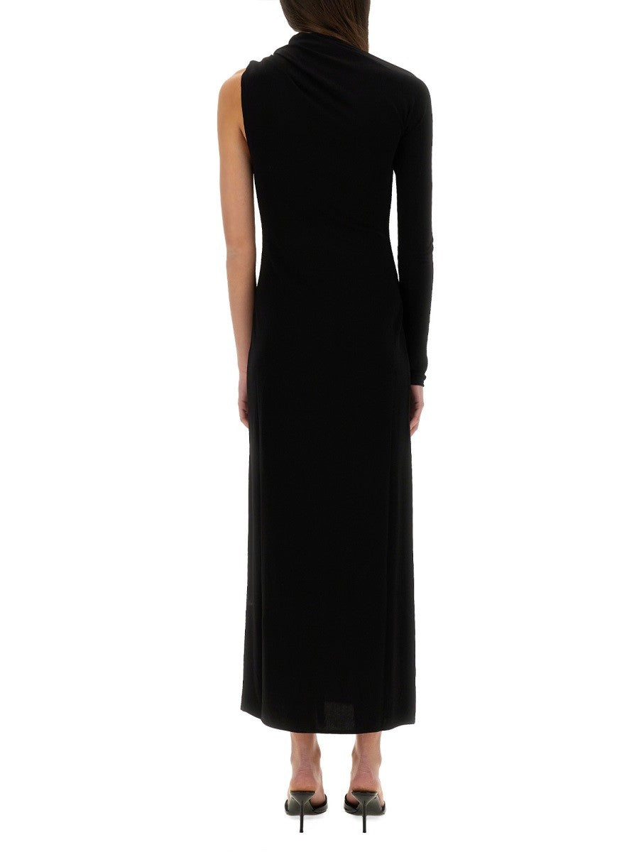 LONG ONE-SHOULDER DRESS