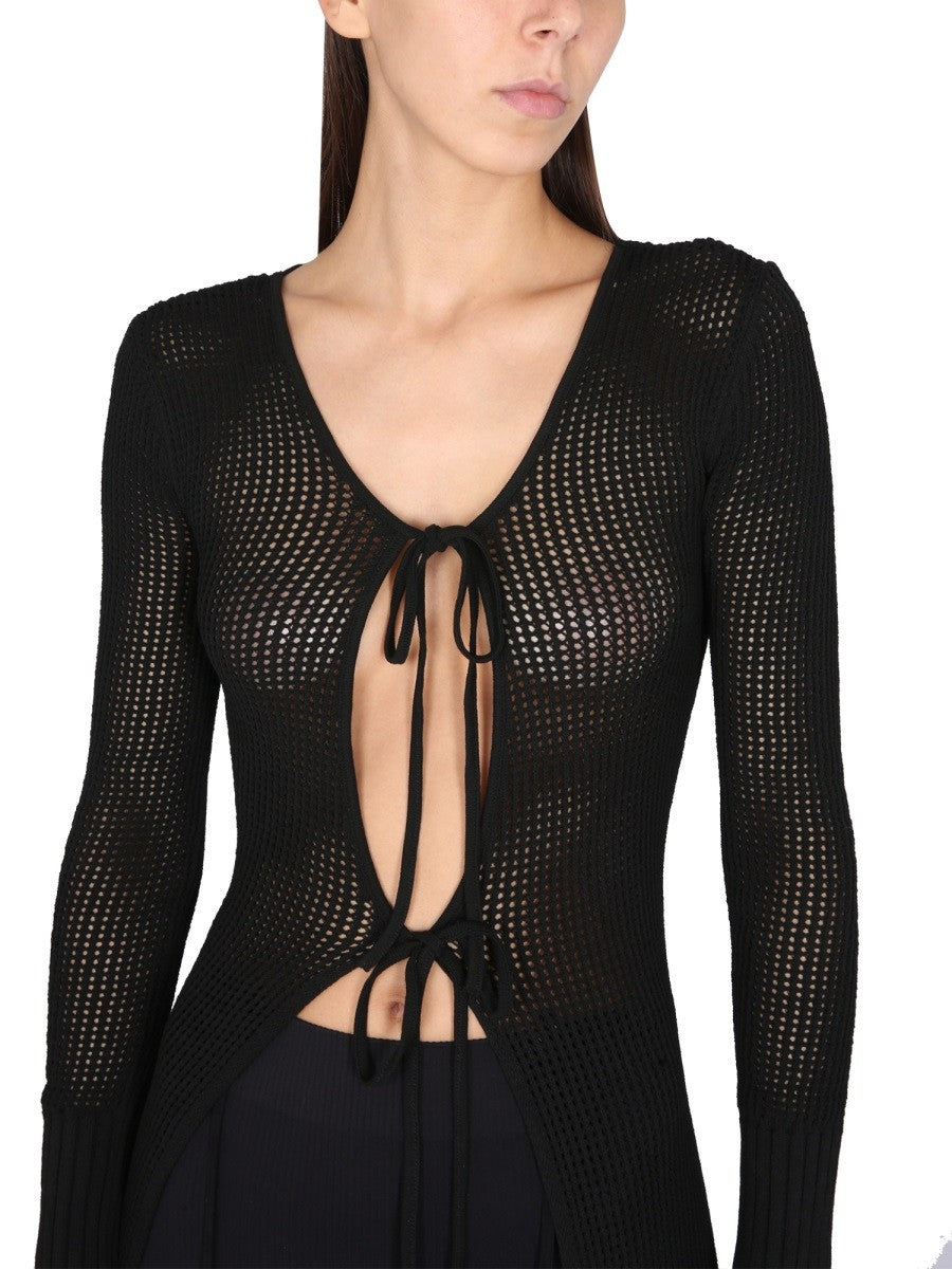 LONG PERFORATED JERSEY