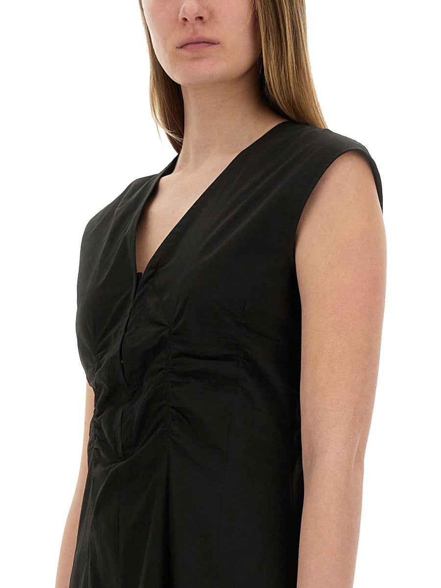 LONG POPLIN DRESS