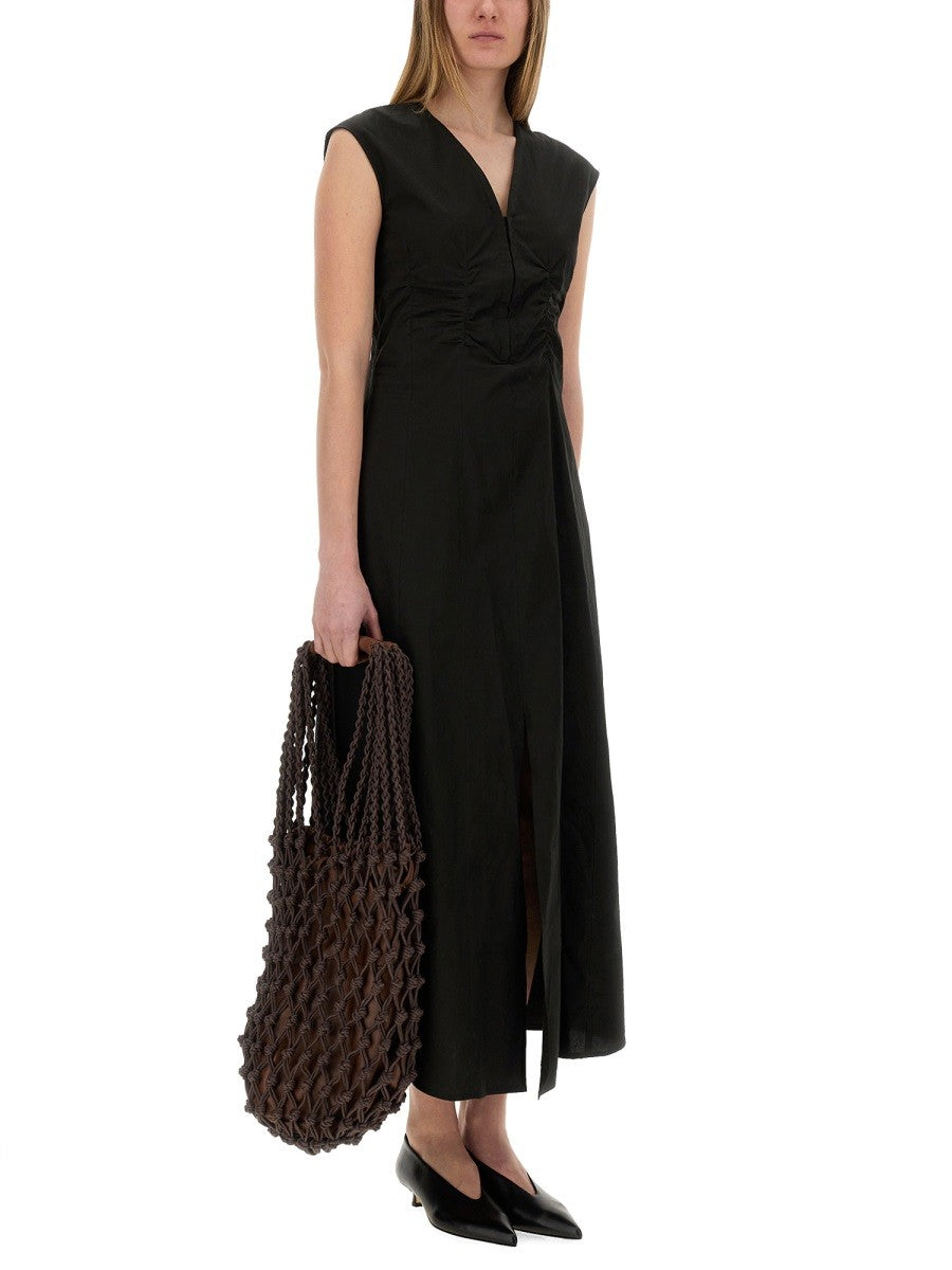 LONG POPLIN DRESS