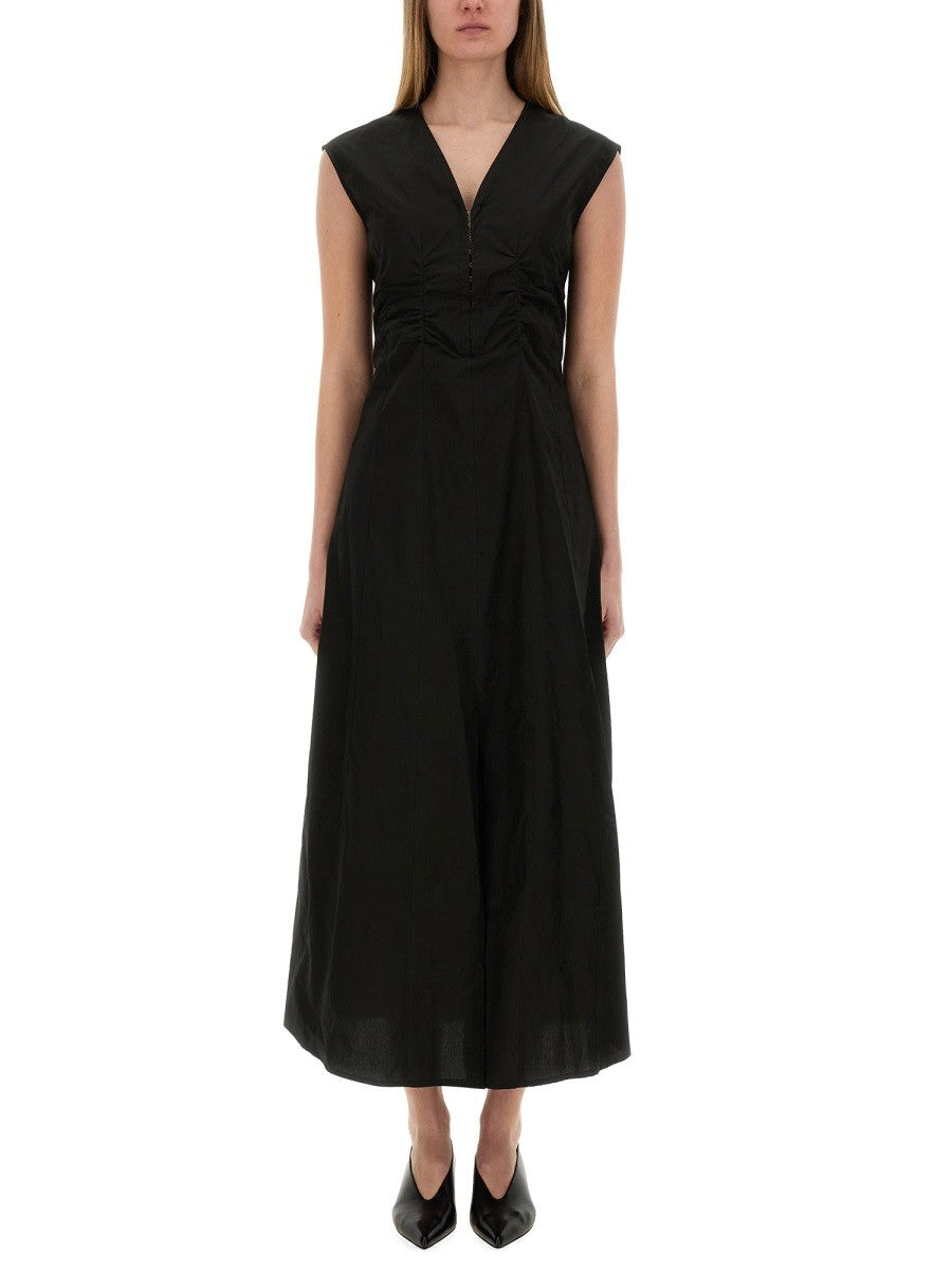 LONG POPLIN DRESS