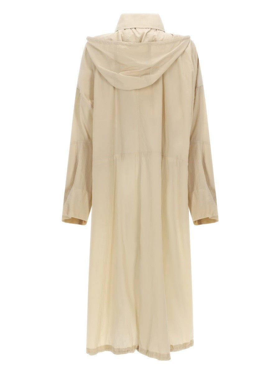 LONG RAINCOAT WITH HOOD