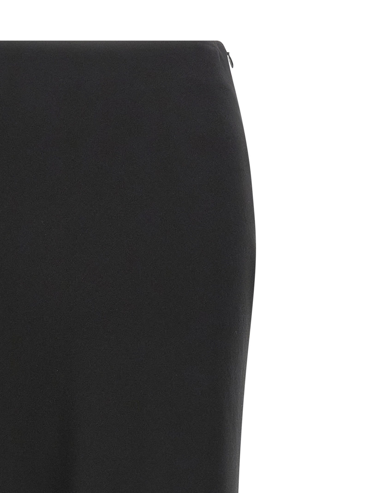 Long silk skirt
