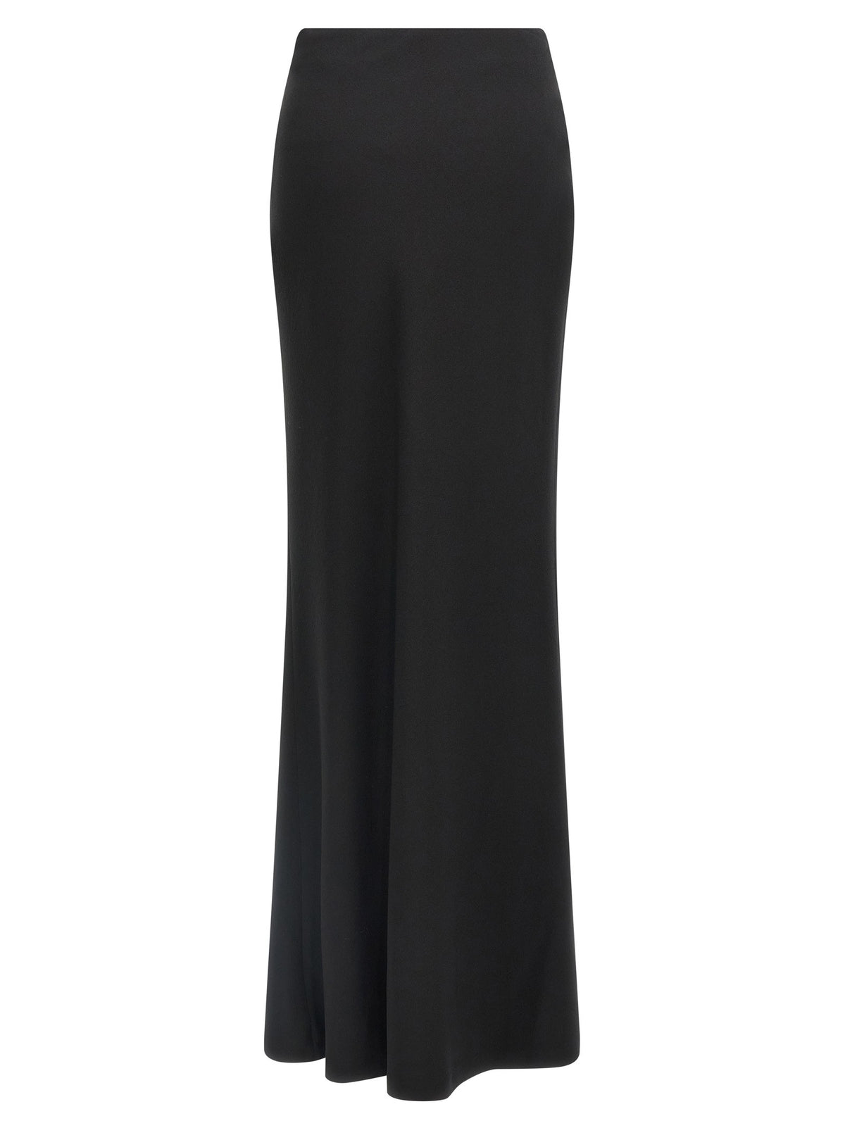 Long silk skirt