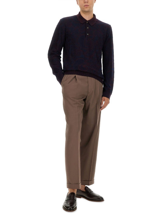 LONG-SLEEVED POLO SHIRT