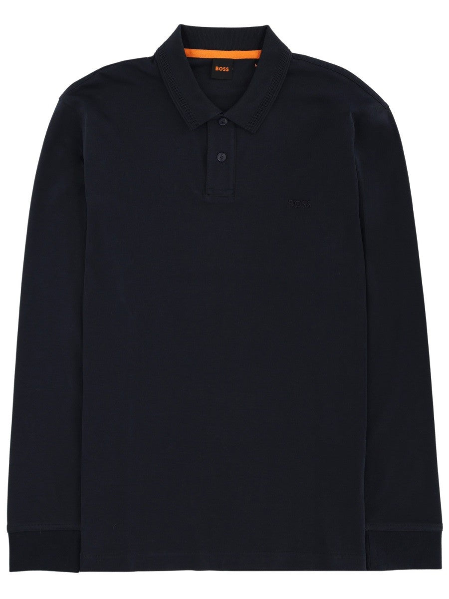 LONG-SLEEVED POLO SHIRT
