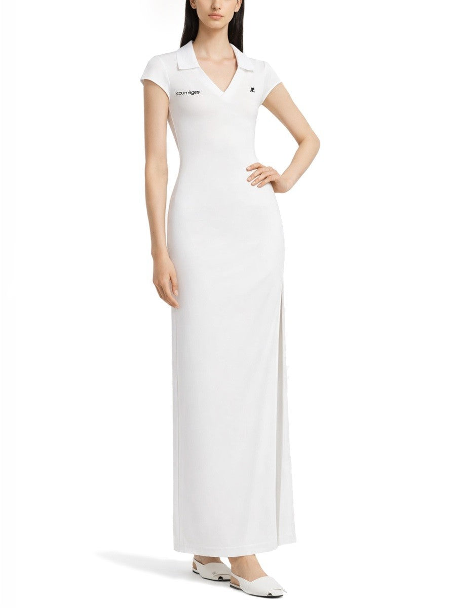 LONG SPORTS POLO SHIRT DRESS