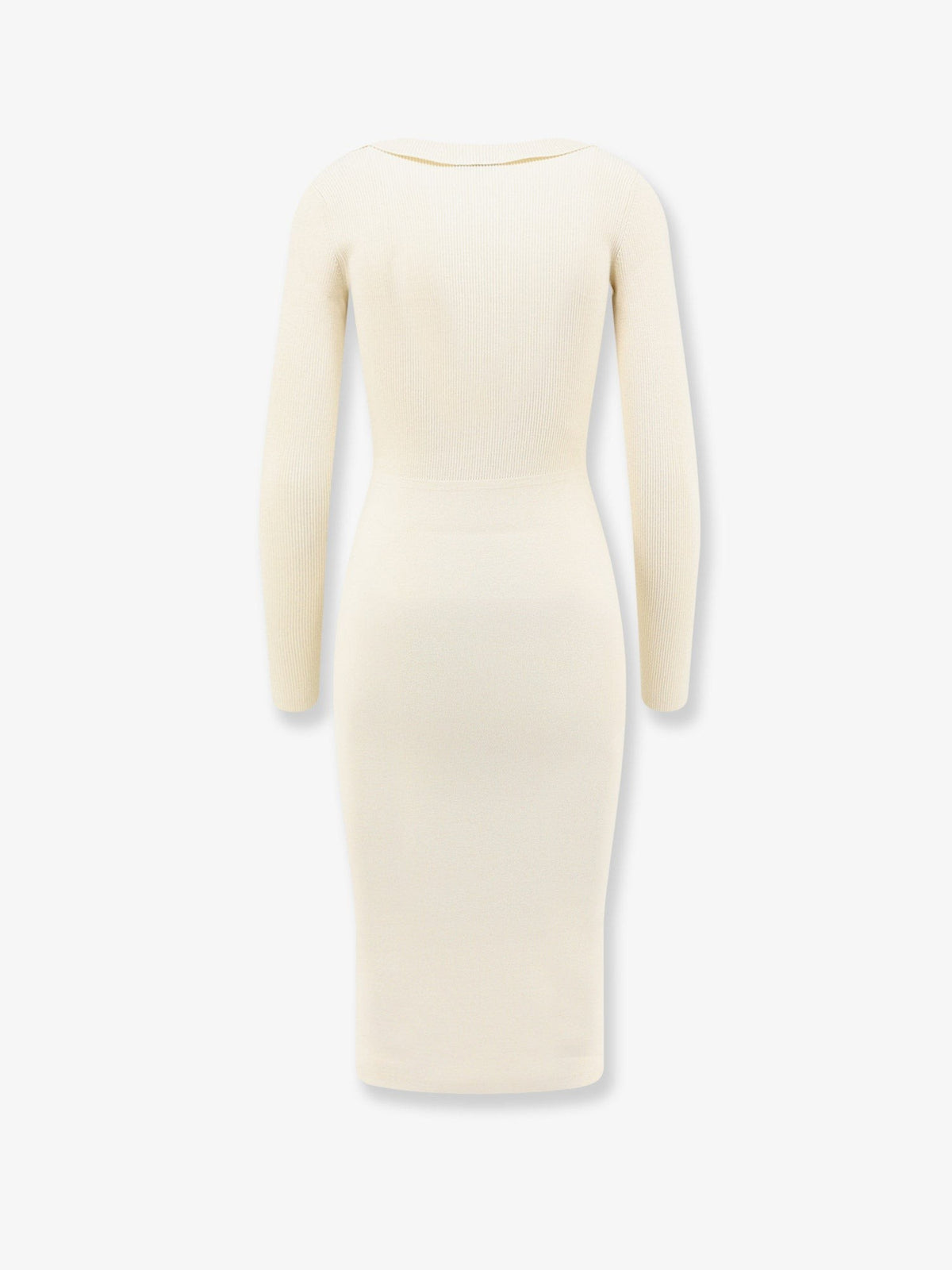 Long viscose blend dress