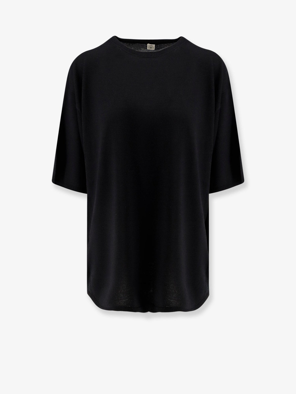 Longline wool blend sweater