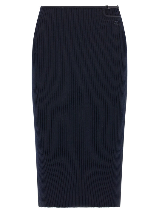 'Loop Rib knit' skirt