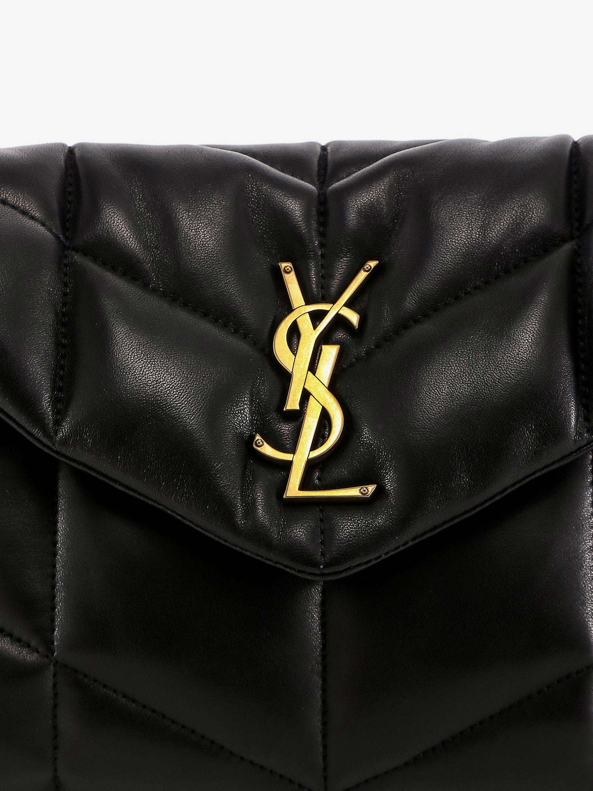 Loulou Puffer matelassé leather crossbody bag