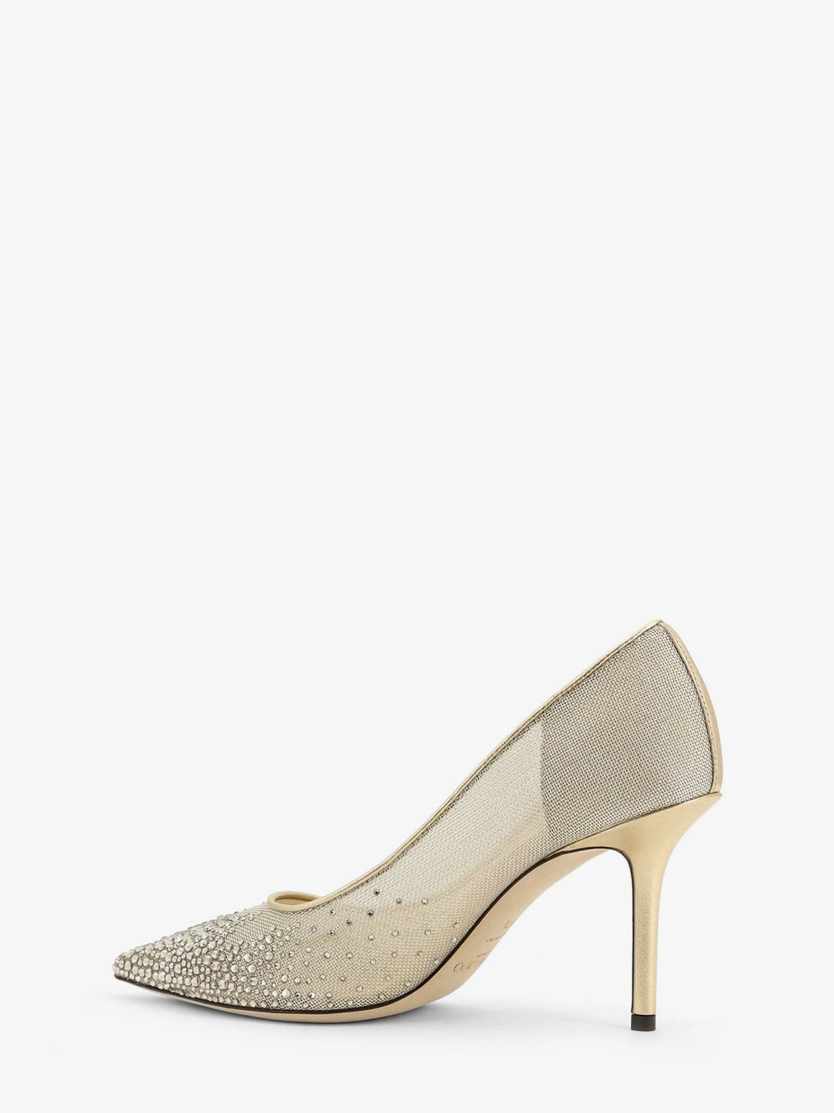 Love 85 mesh pumps with crystals