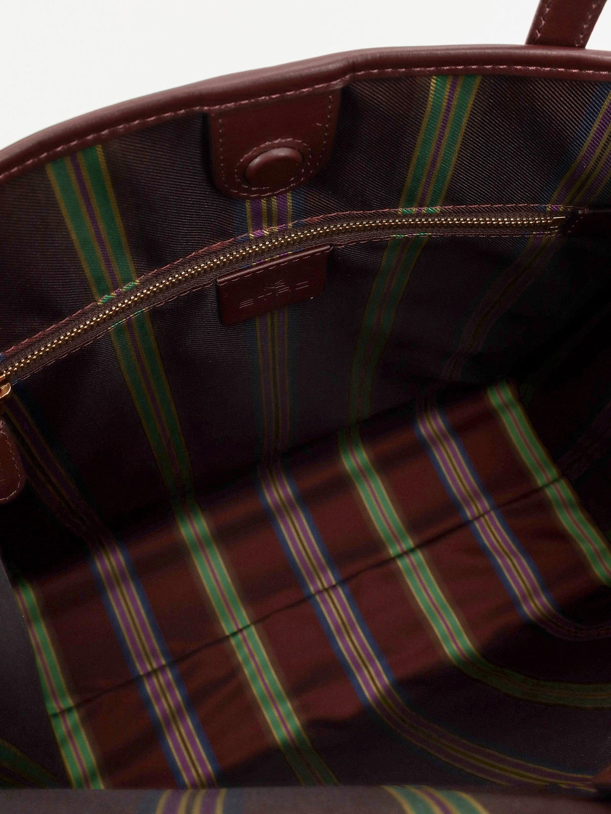 Love Trotter Paisley jacquard shopping bag with leather handles