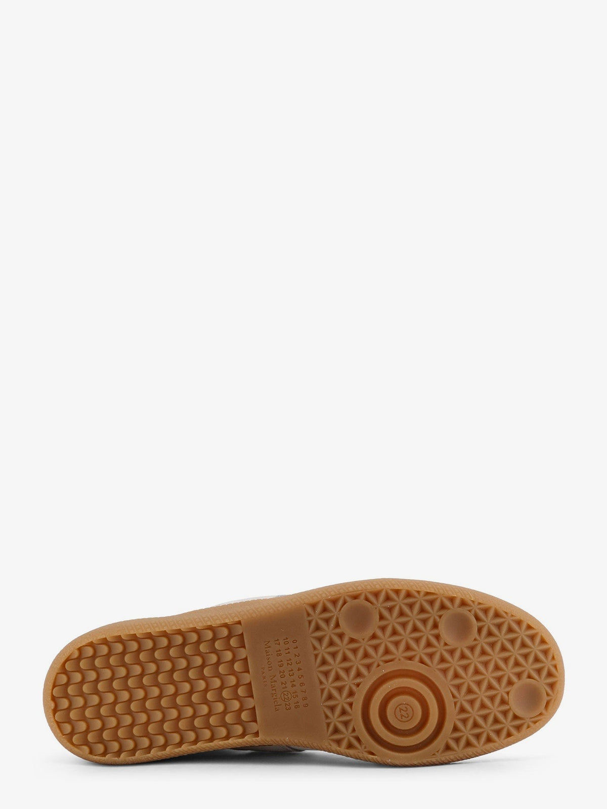 Low-top Replica leather and suede sneakers
