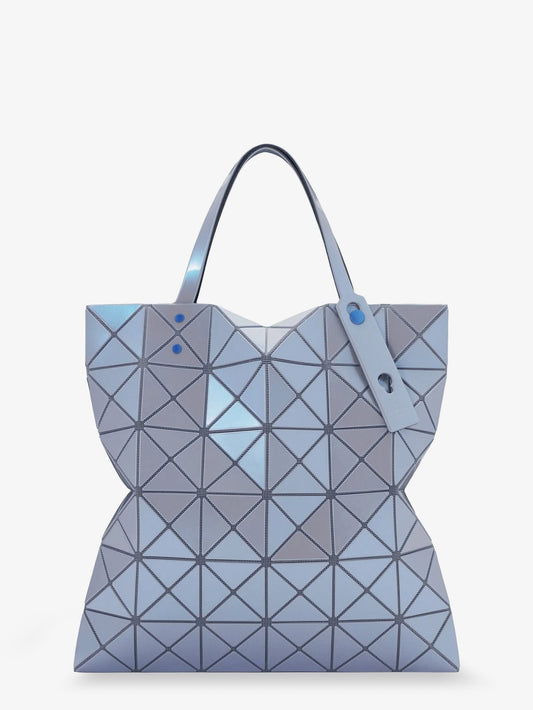 حقيبة كتف بتصميم هندسي بلون واحد لامع
