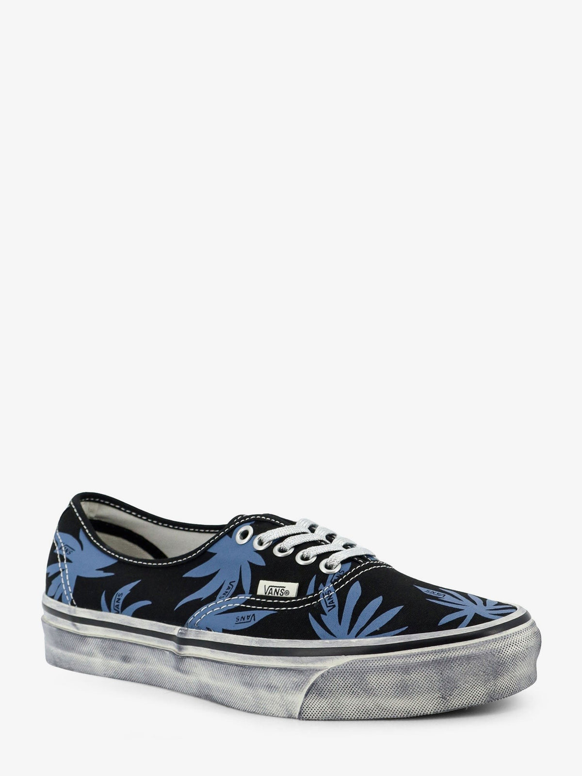 Lx authentic 44 canvas sneakers with contrasting print