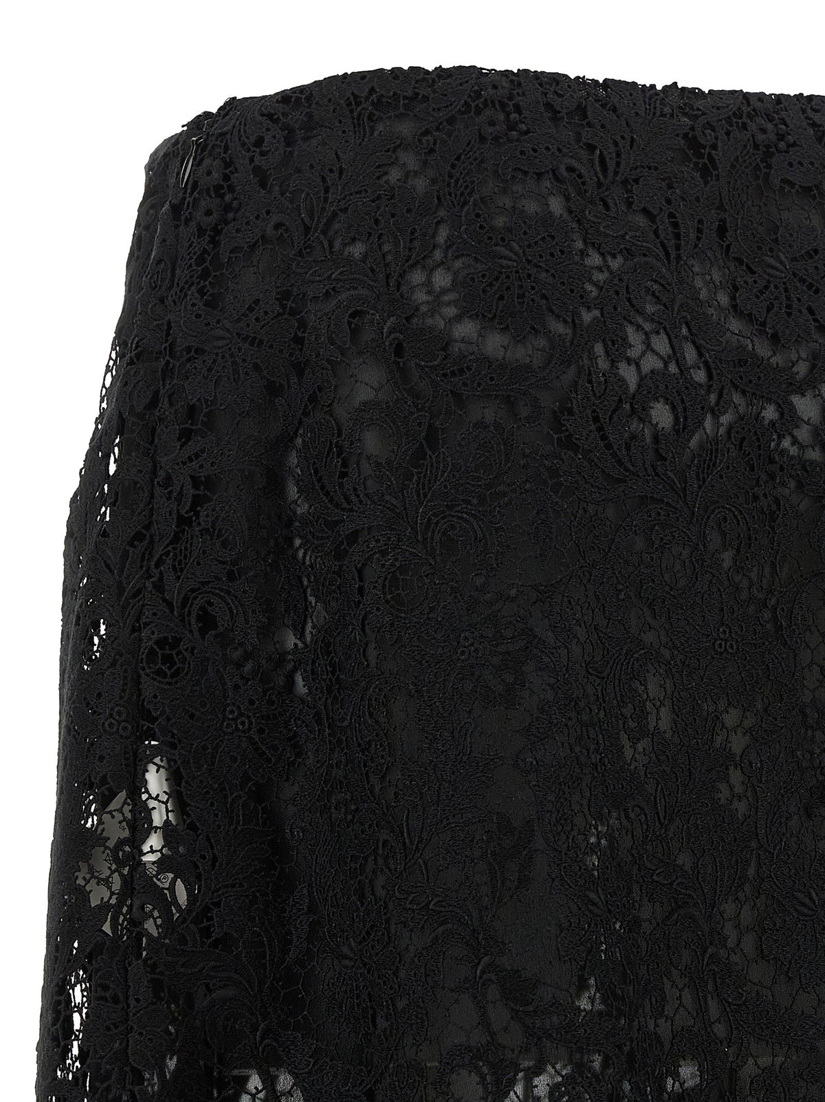Macramé lace skirt