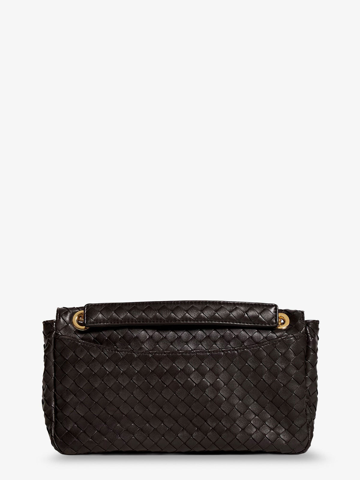 Madison leather crossbody bag with Intrecciato motif