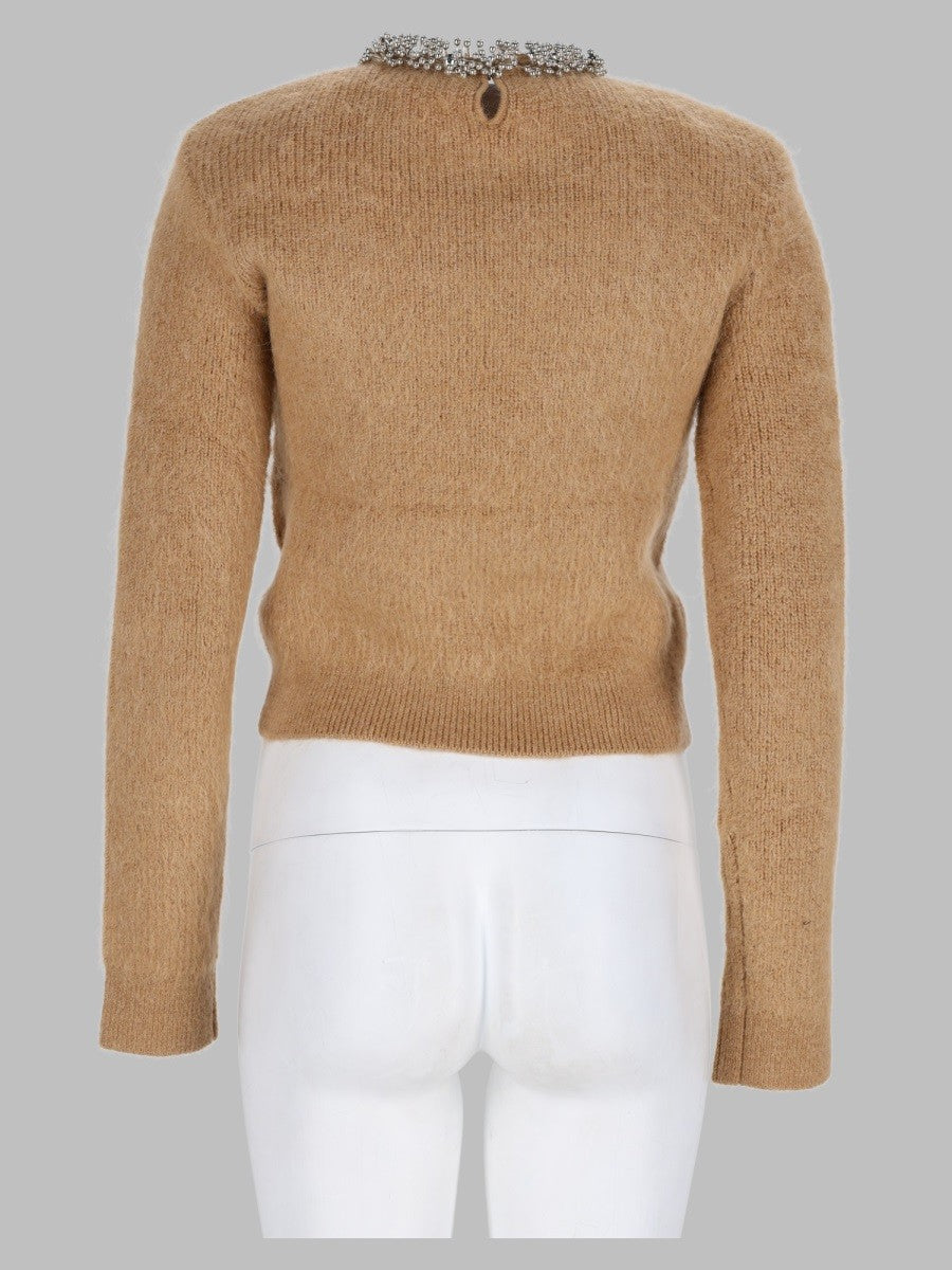 Maglia con Colletto di Perline