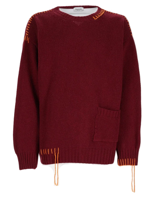 MAGLIA "CREW CROP" IN LANA