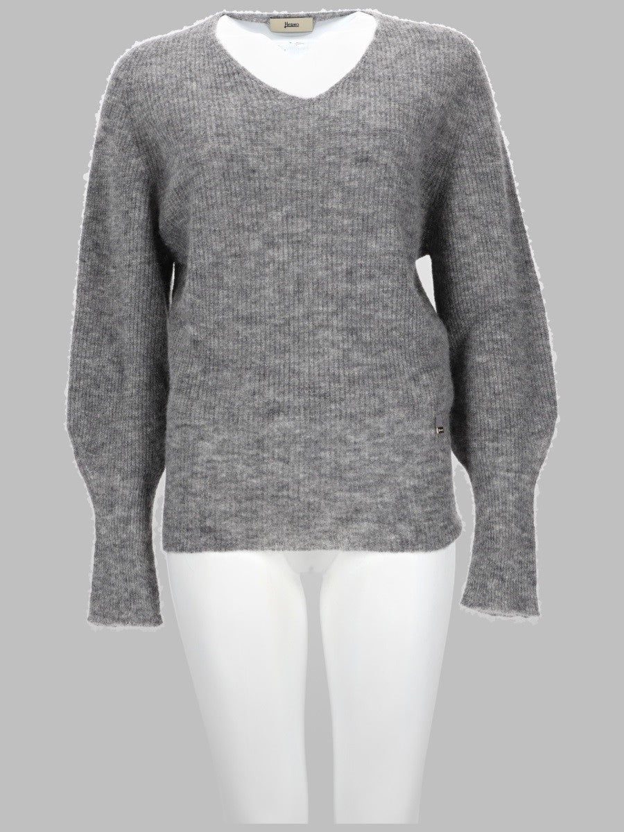 maglia in alpaca e lana