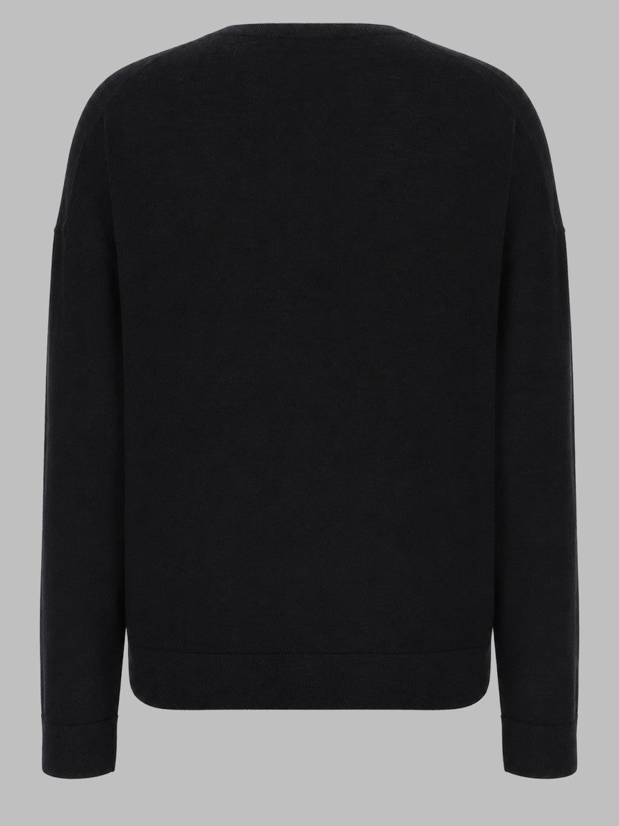 MAGLIA IN CASHMERE CON SCOLLO A V
