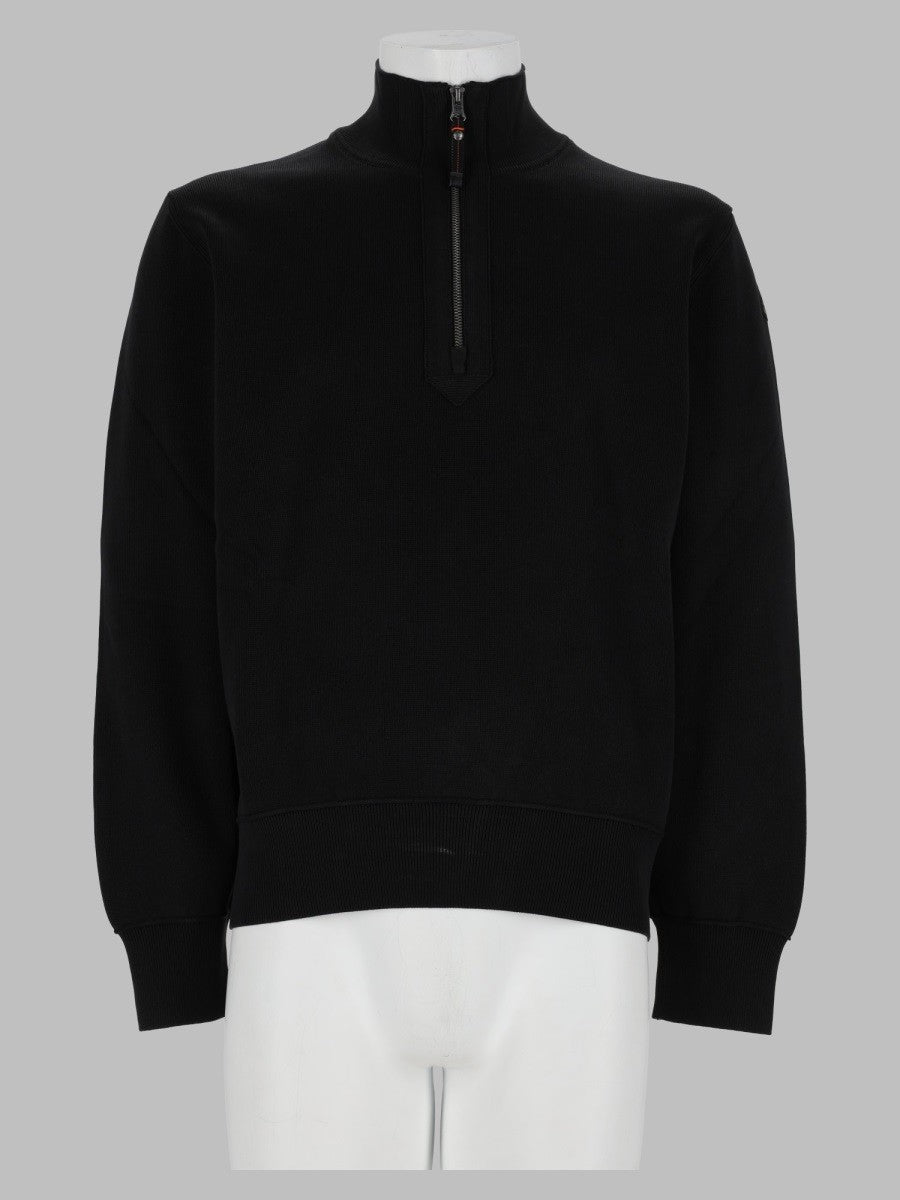 Maglia In Cotone Con Zip