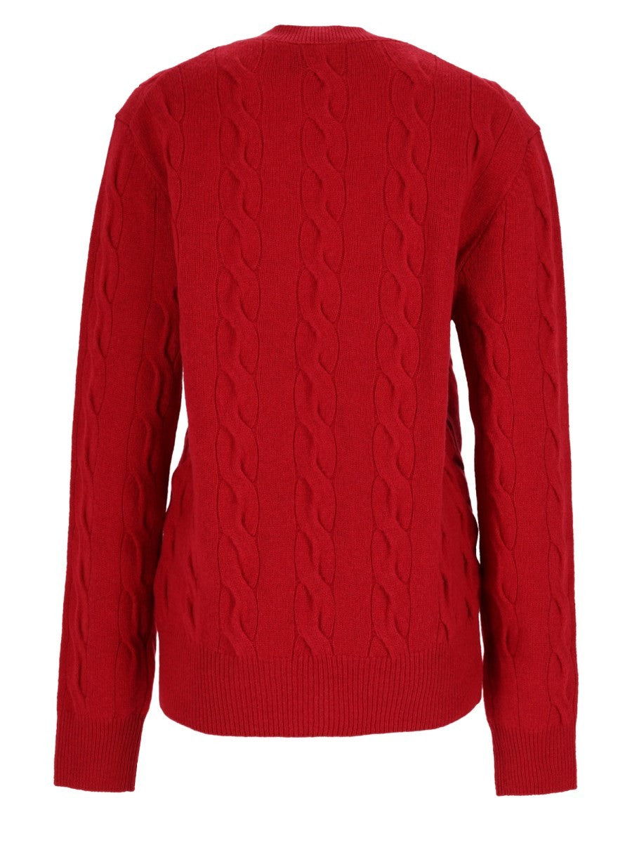 Maglia In Lana a Trecce