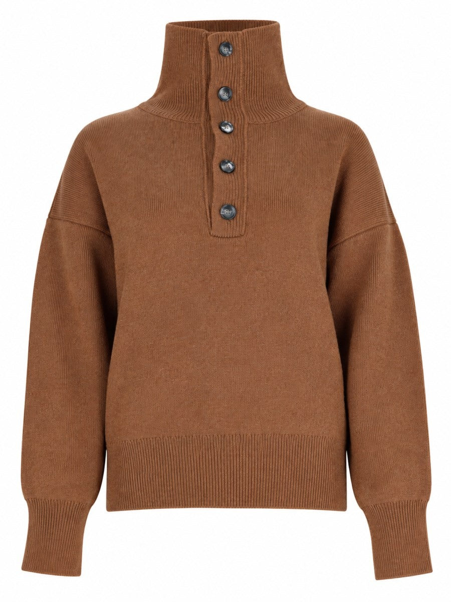 Maglia In Lana Con Bottoni