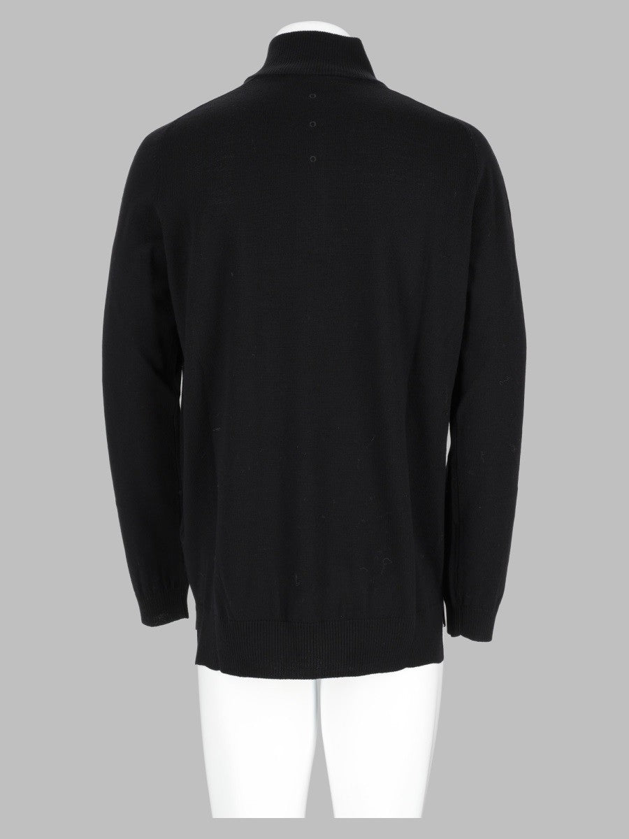 Maglia In Lana Con Zip