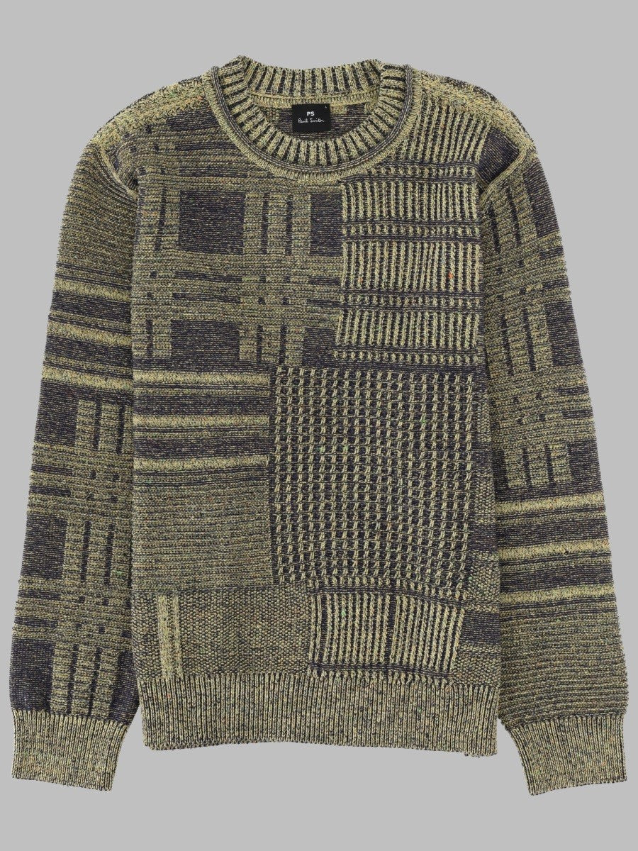 MAGLIA "PATCHWORK" IN COTONE