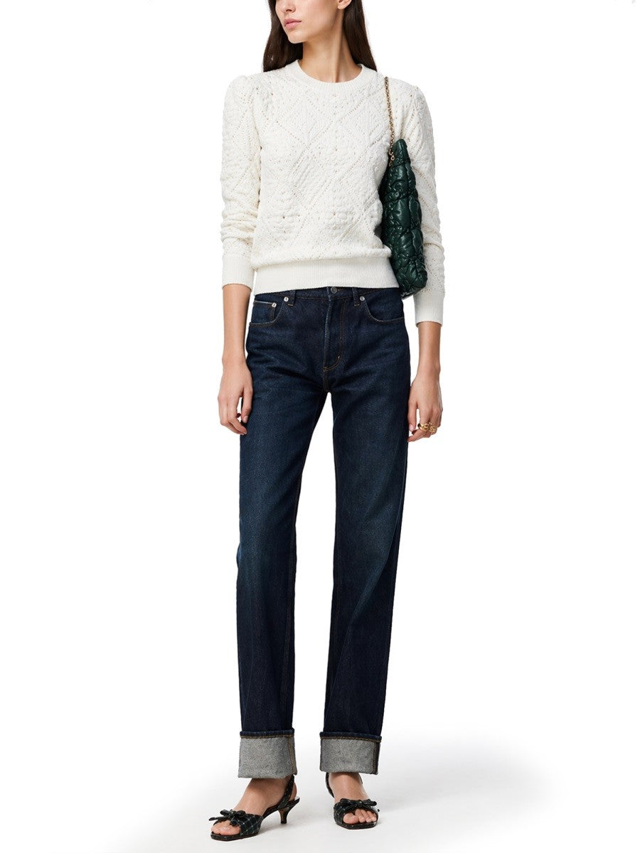 MAGLIA TRAFORATA IN COTONE