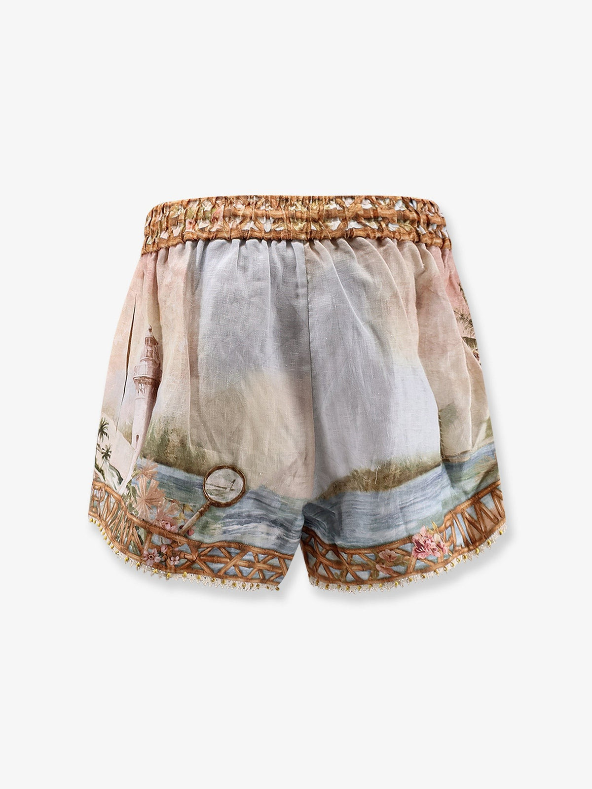 Mahon multicolor linen shorts