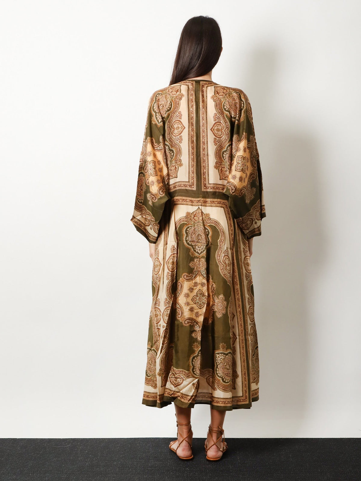 Mahon silk tunic dress