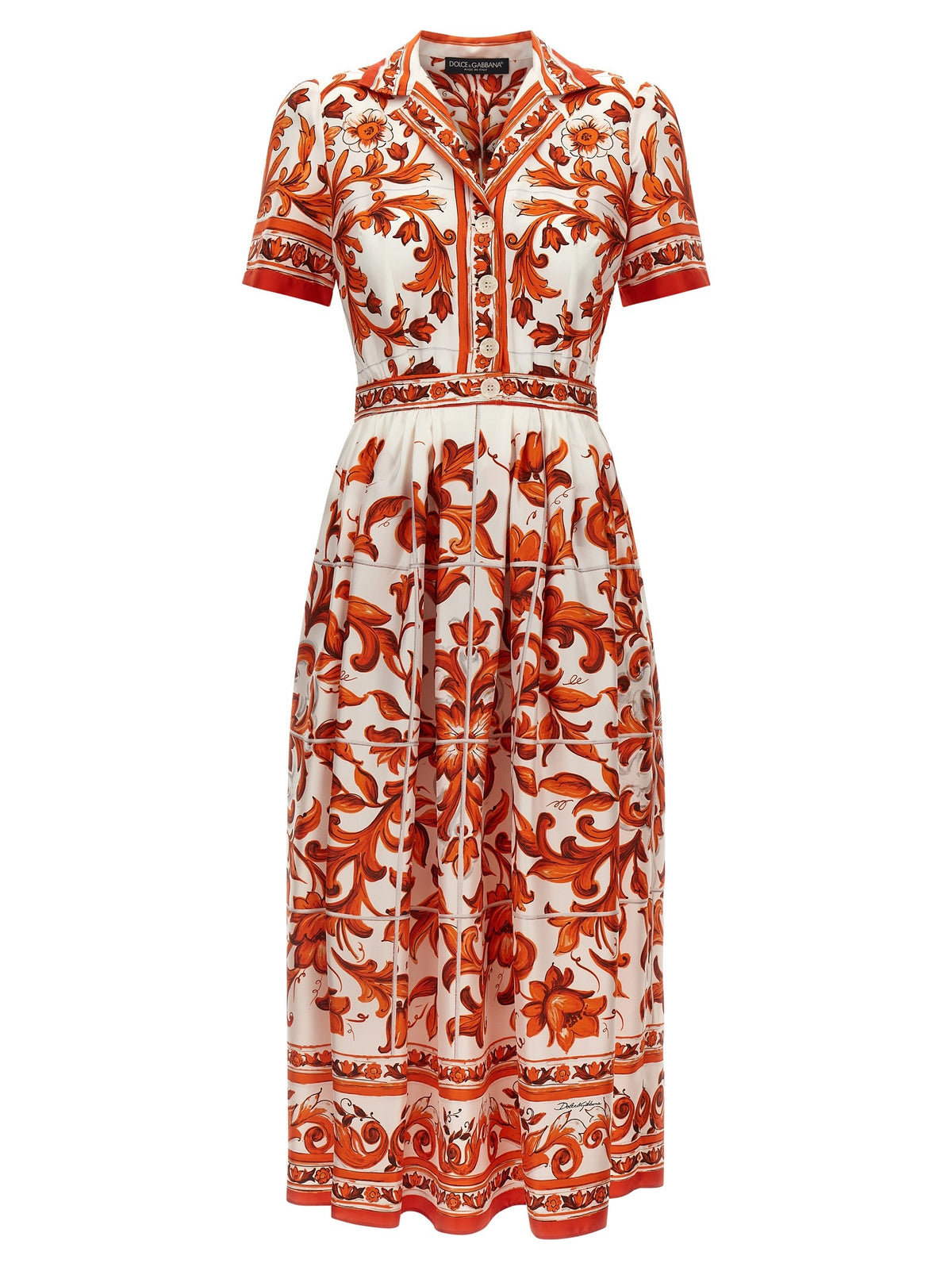 'Maiolica' print dress