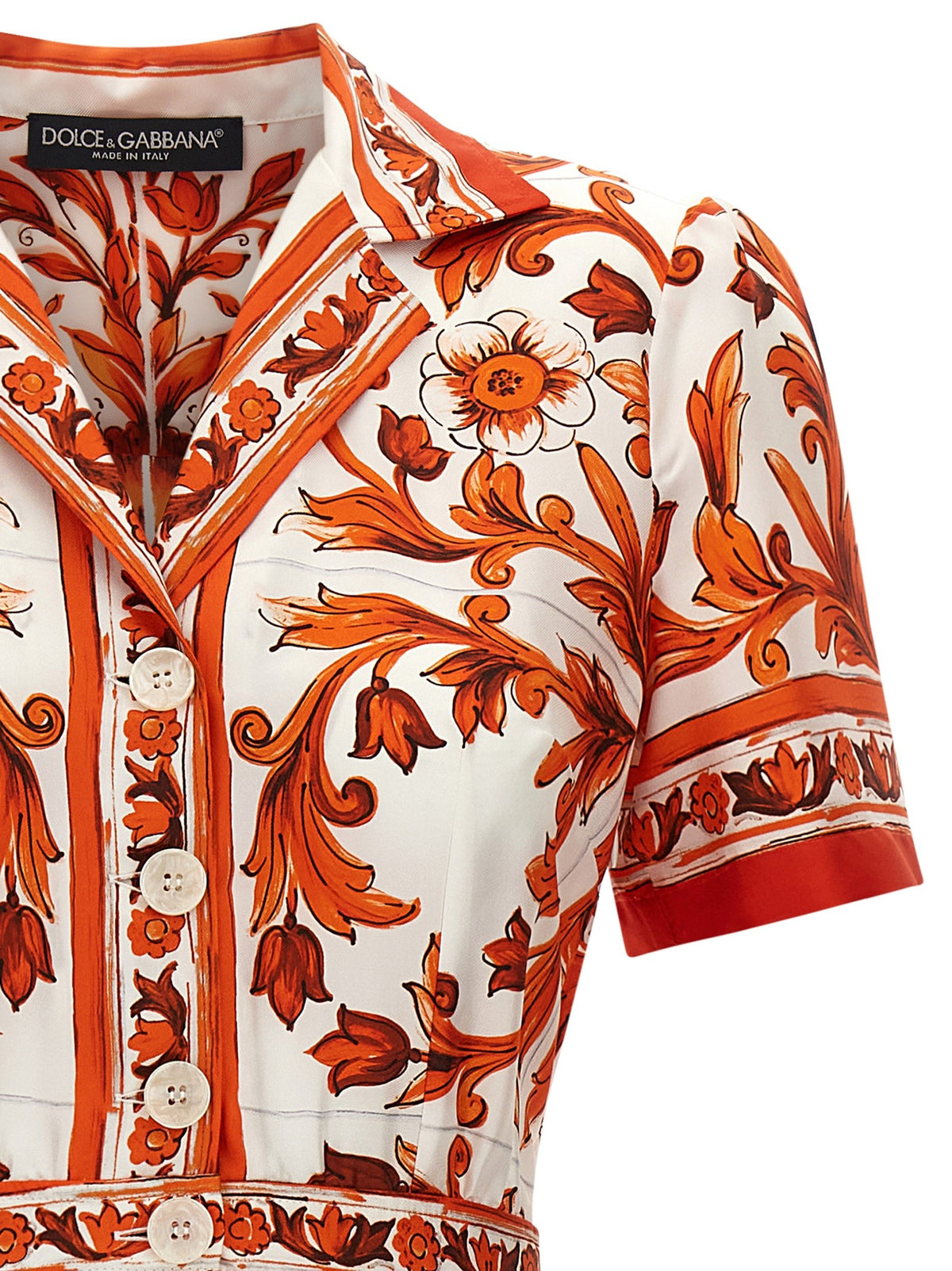'Maiolica' print dress