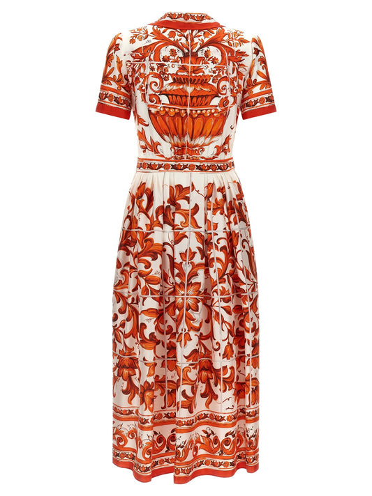 'Maiolica' print dress