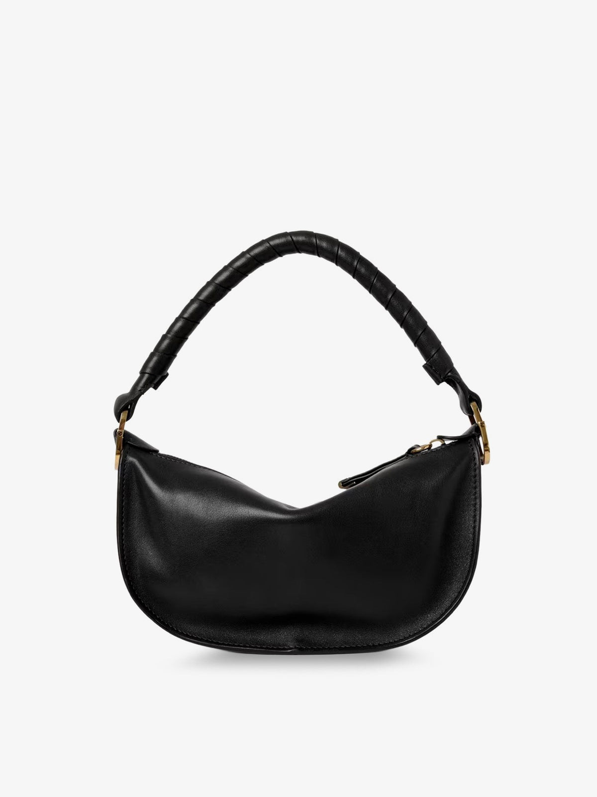 Marcie Mini leather crossbody bag with stitching detail