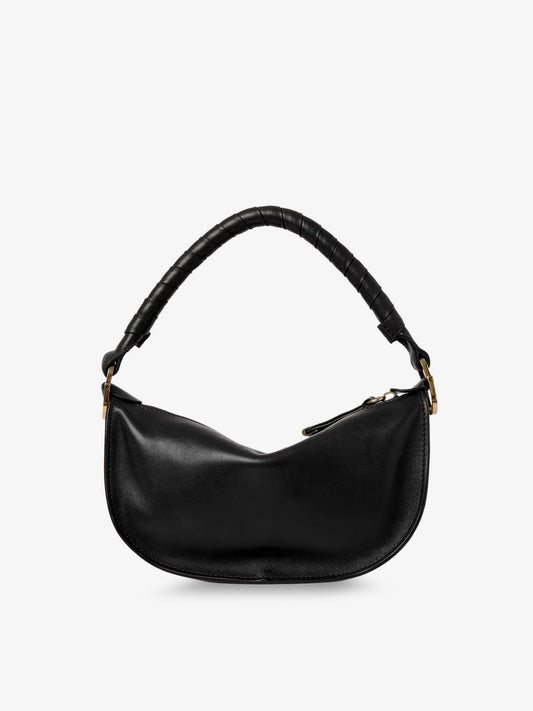 Marcie Mini leather crossbody bag with stitching detail