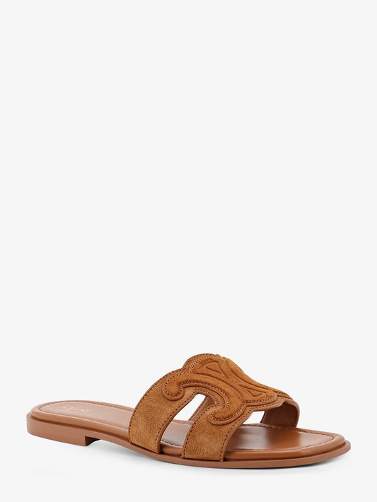 Marina suede sandals with Triomphe logo