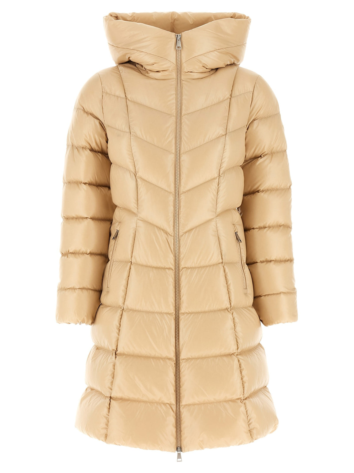 'Marusse' down jacket with Chevron quilting