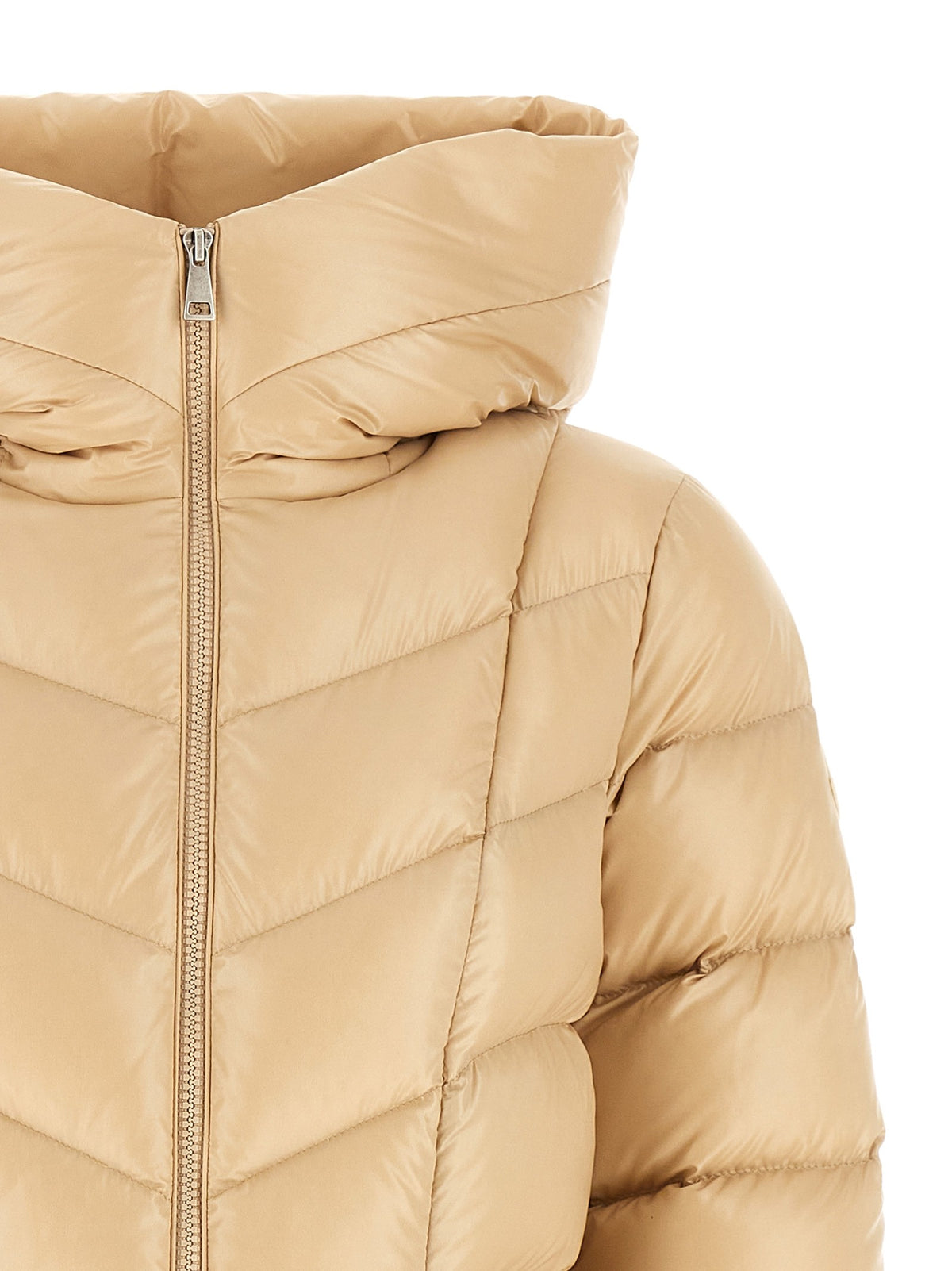 'Marusse' down jacket with Chevron quilting