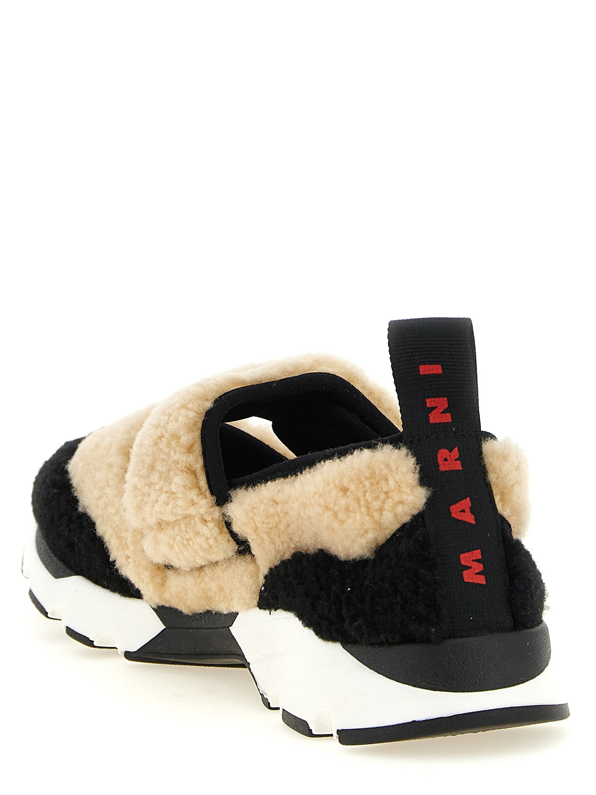 Mary Jane fur sneakers